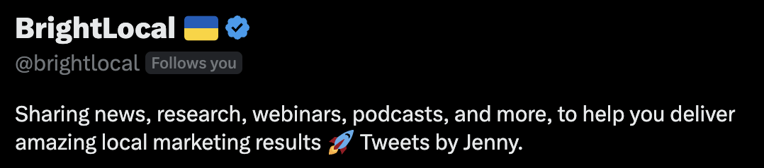 BrightLocal'ın biyografisi, onu takip ederek ne bekleyeceğinizi açıklıyor