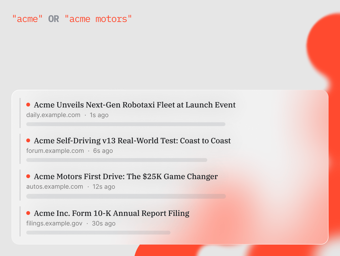 Brand and competitor mentions in Firehose