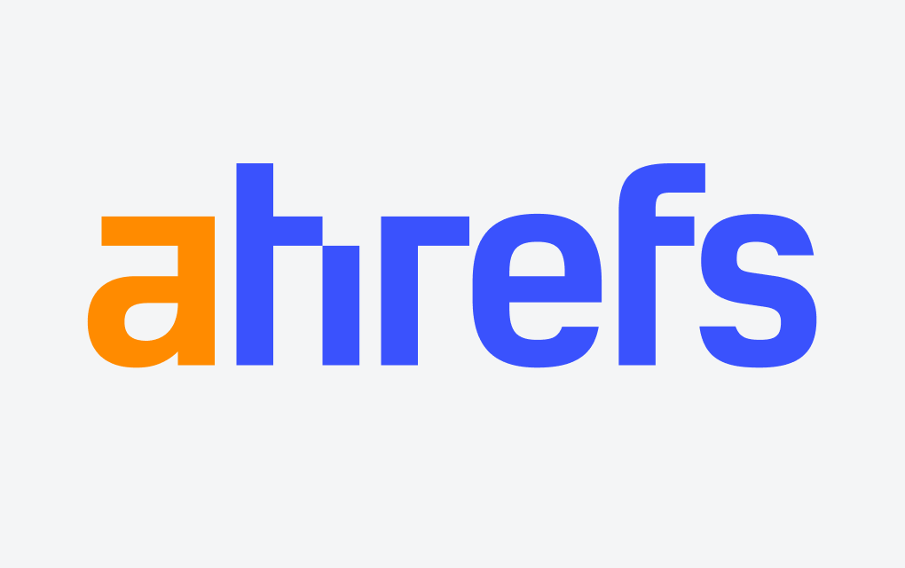 Ahrefs-Logo auf hellem Hintergrund