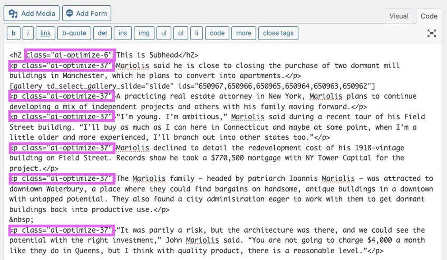 Yoast SEO 的一个 bug 注入的 AI 相关代码示例