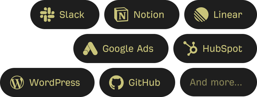 Marketing tools connected to Letaido