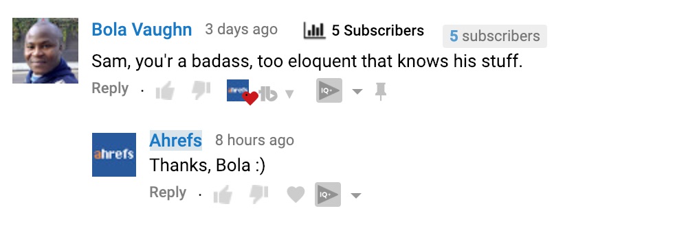 hearts to comments 2