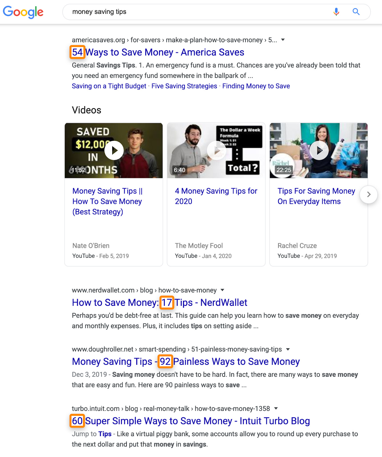 12 serp money saving tips