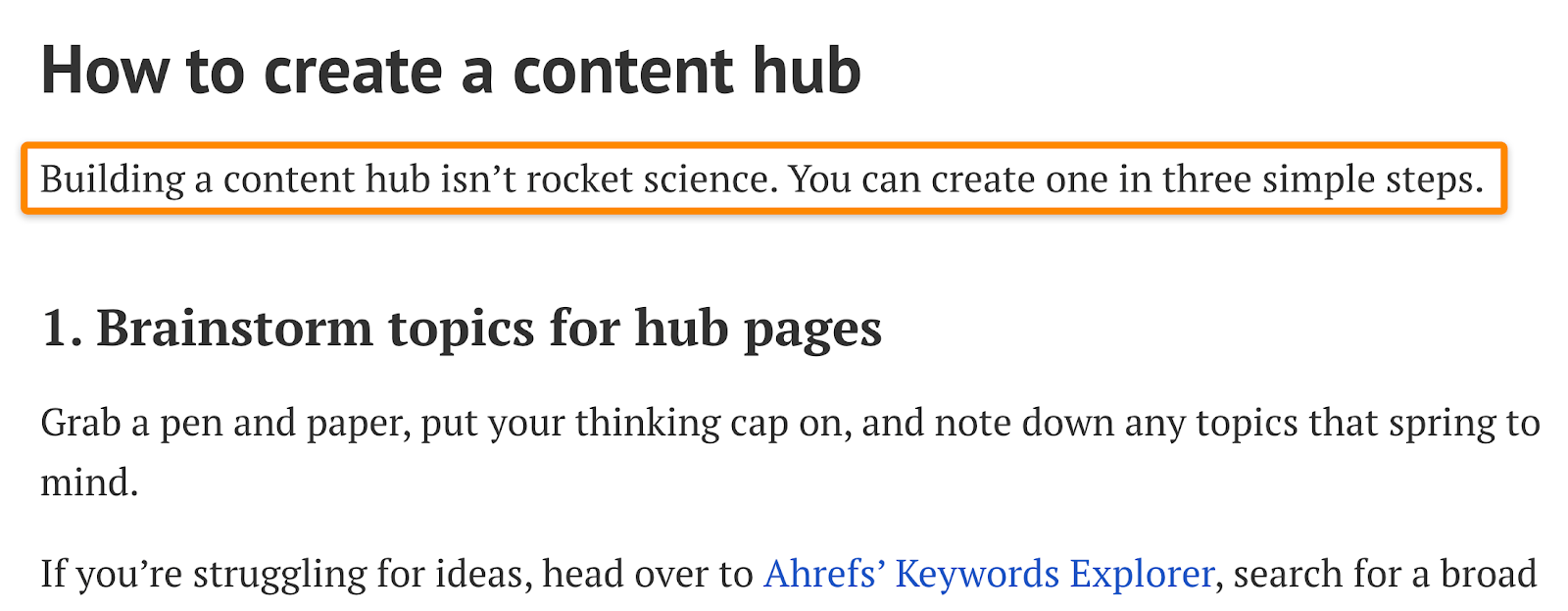 23 content hub closed loop
