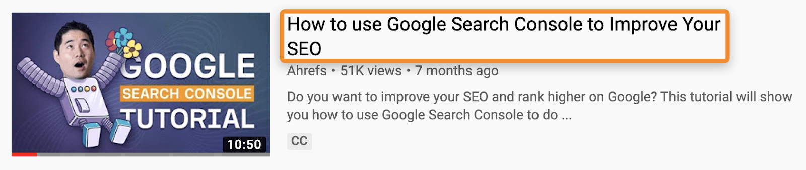 9 ahrefs youtube title