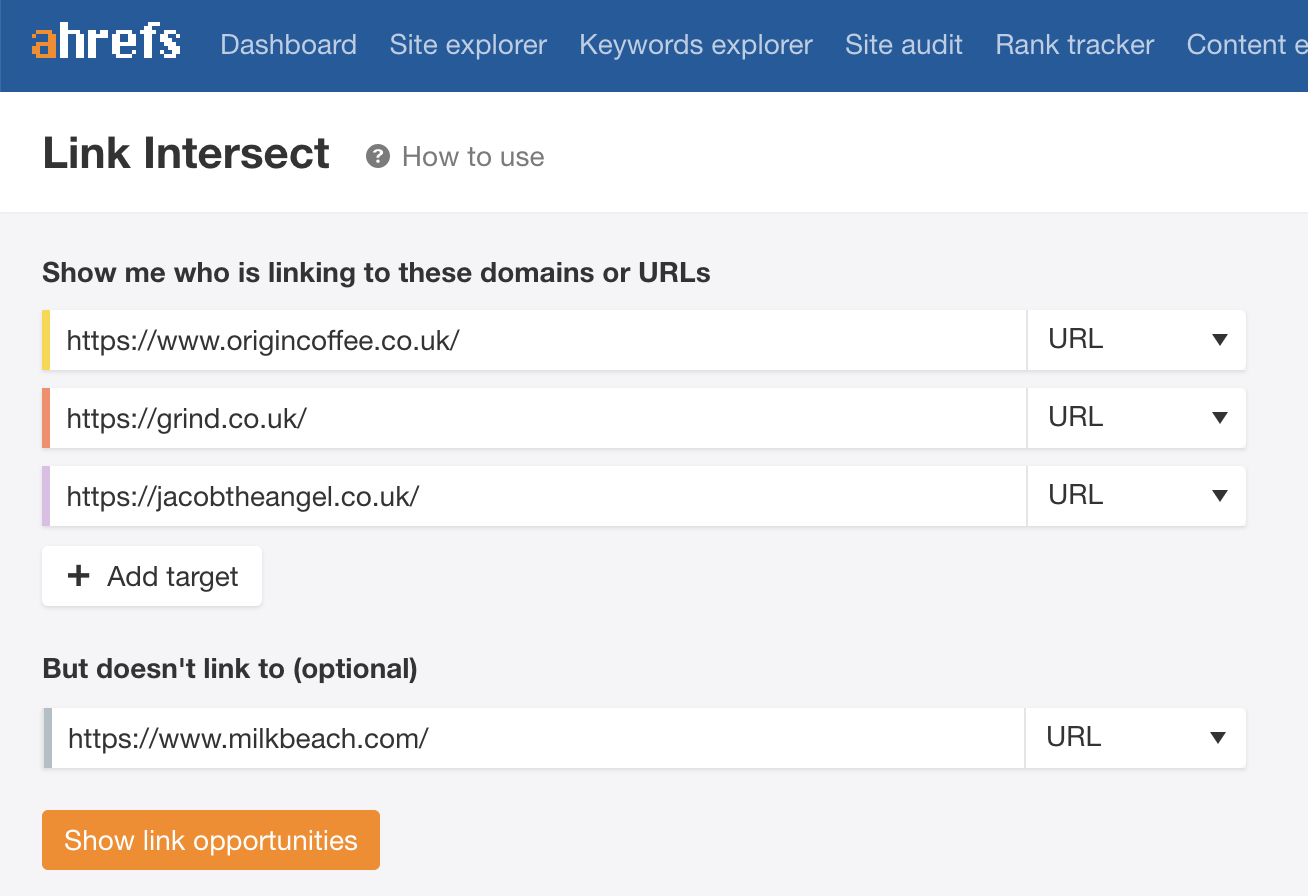 13 link intersect