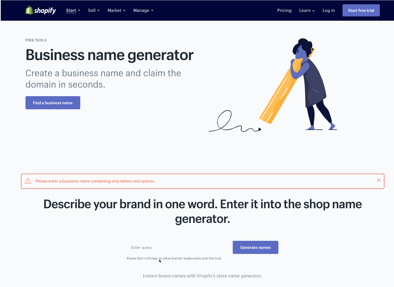 shopify business name generator