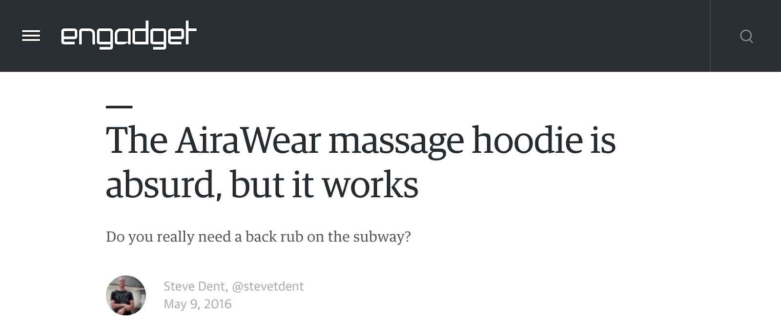 engadget airawear