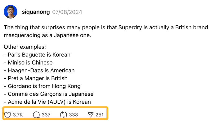 Screenshot eines Threads Posts von Si Quan von Ahrefs