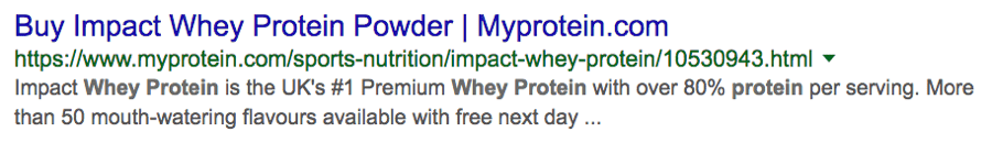 protein powder no schema