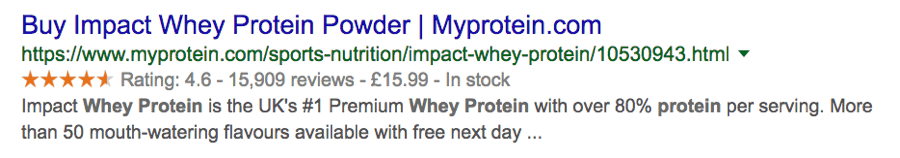 protein powder schema