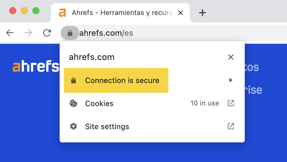 Conexión segura mediante HTTPS