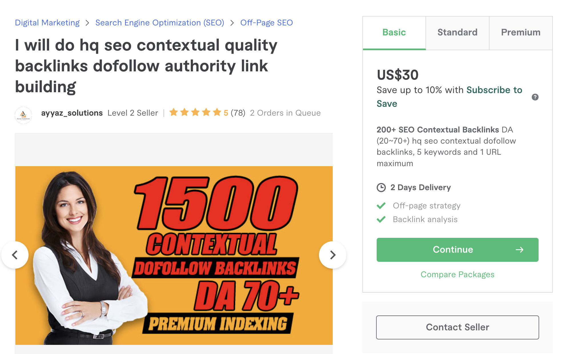 Los enlaces salen baratos en Fiverr, pero no funcionarán.