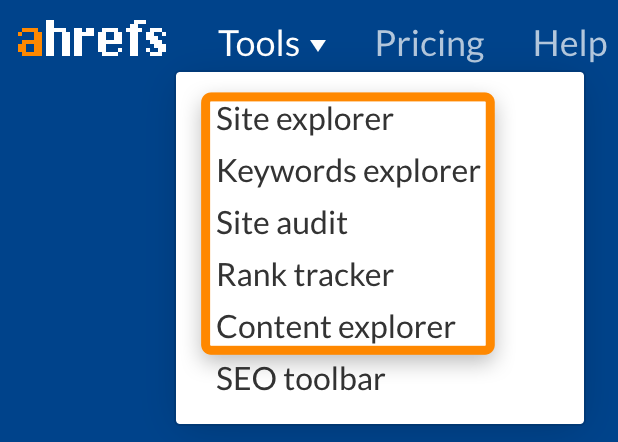2 ahrefs landing pages