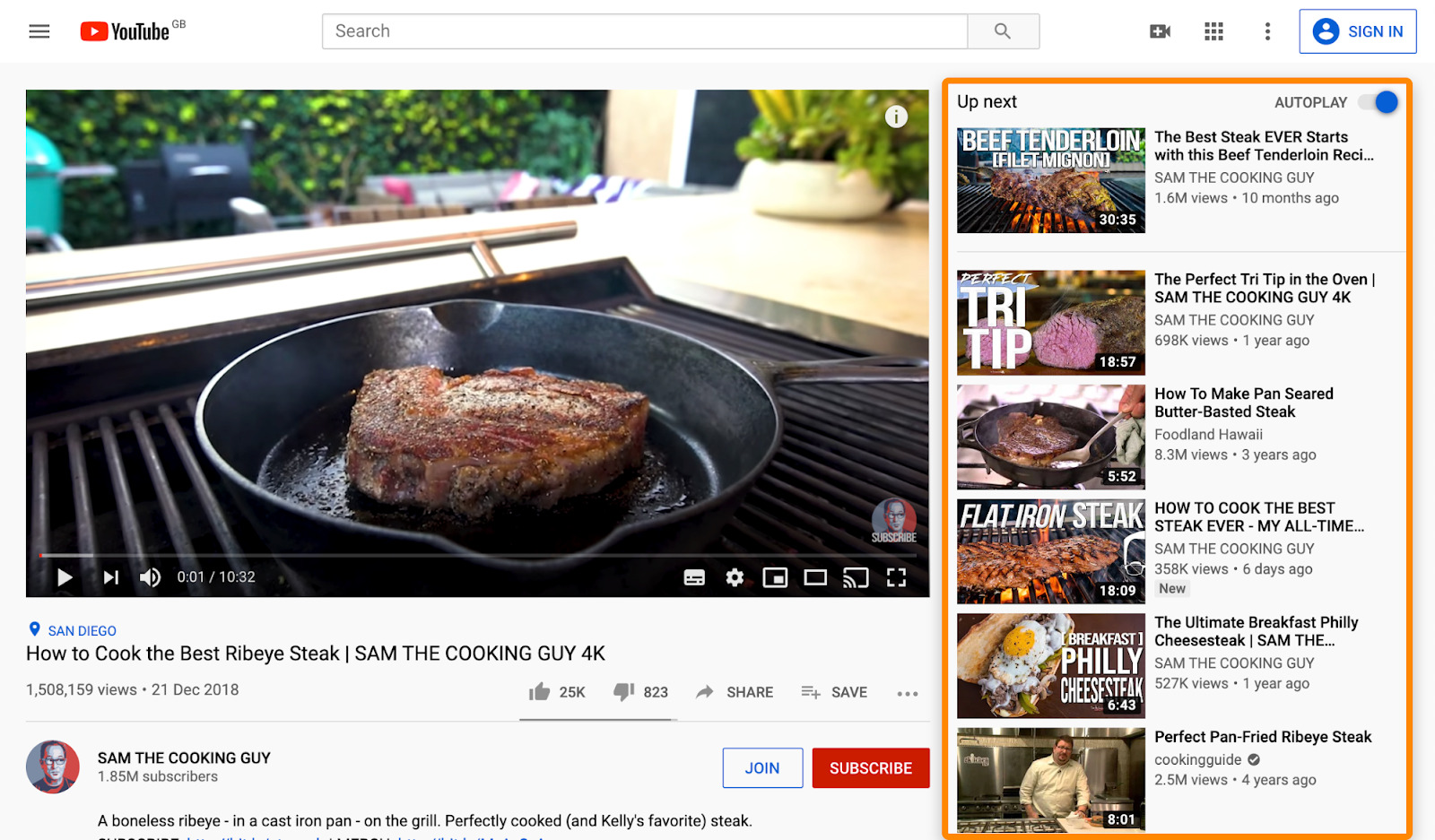 2 youtube steak recipes