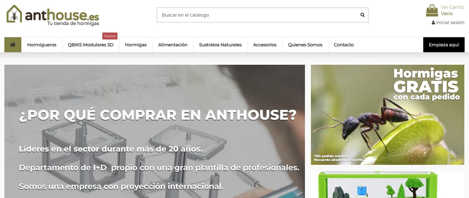 Homepage de Anthouse 