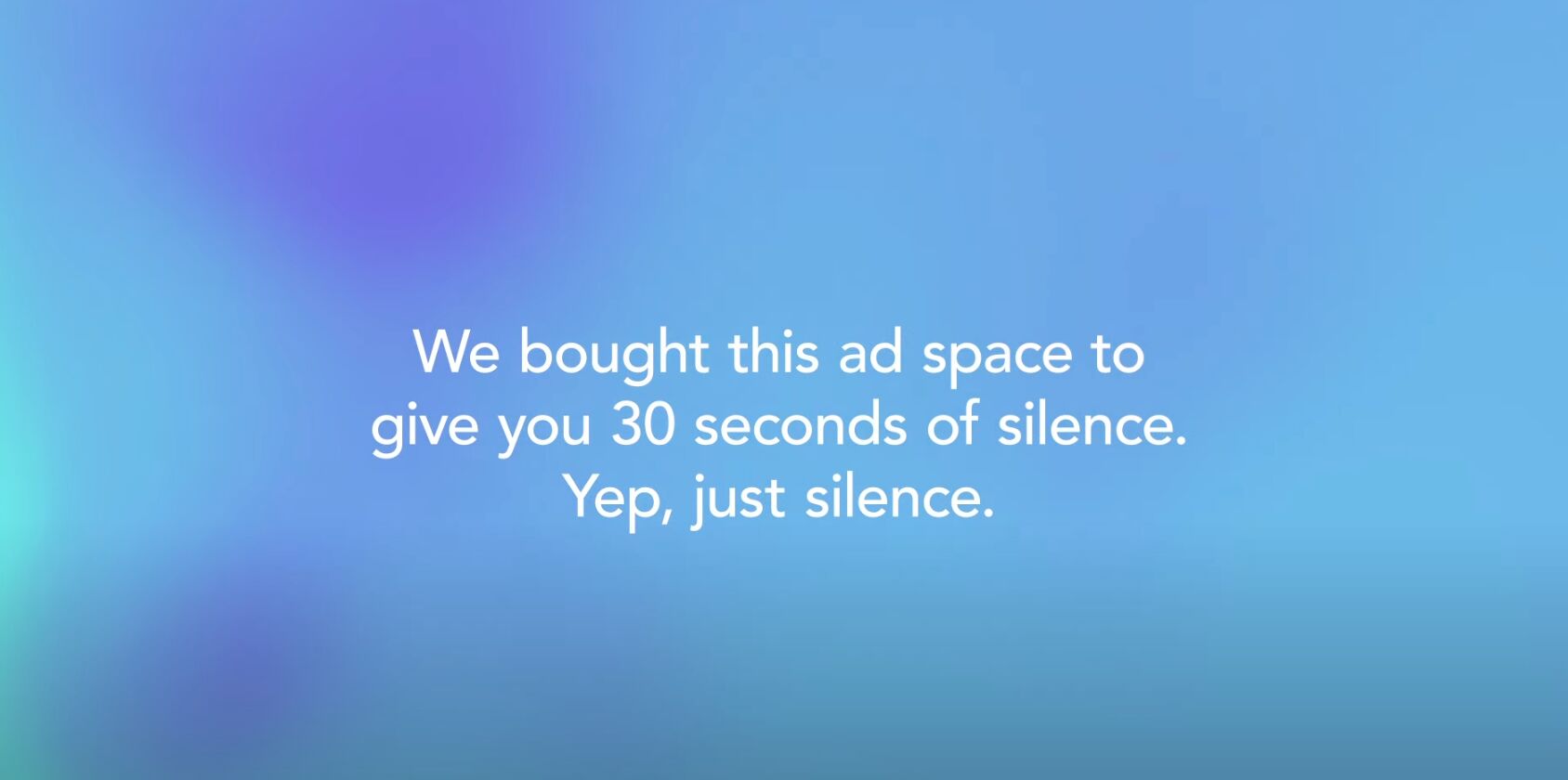 Anuncio de televisión de Calm. 