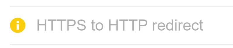 Problema de redirección HTTPS a HTTP, a través de Site Audit de Ahrefs