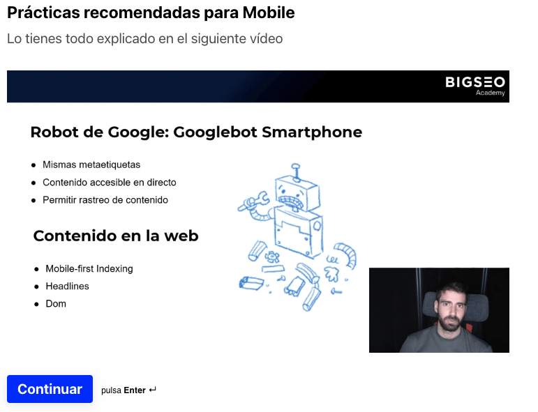 Curso de SEO avanzado, PosgradoSEO de BIGSEO