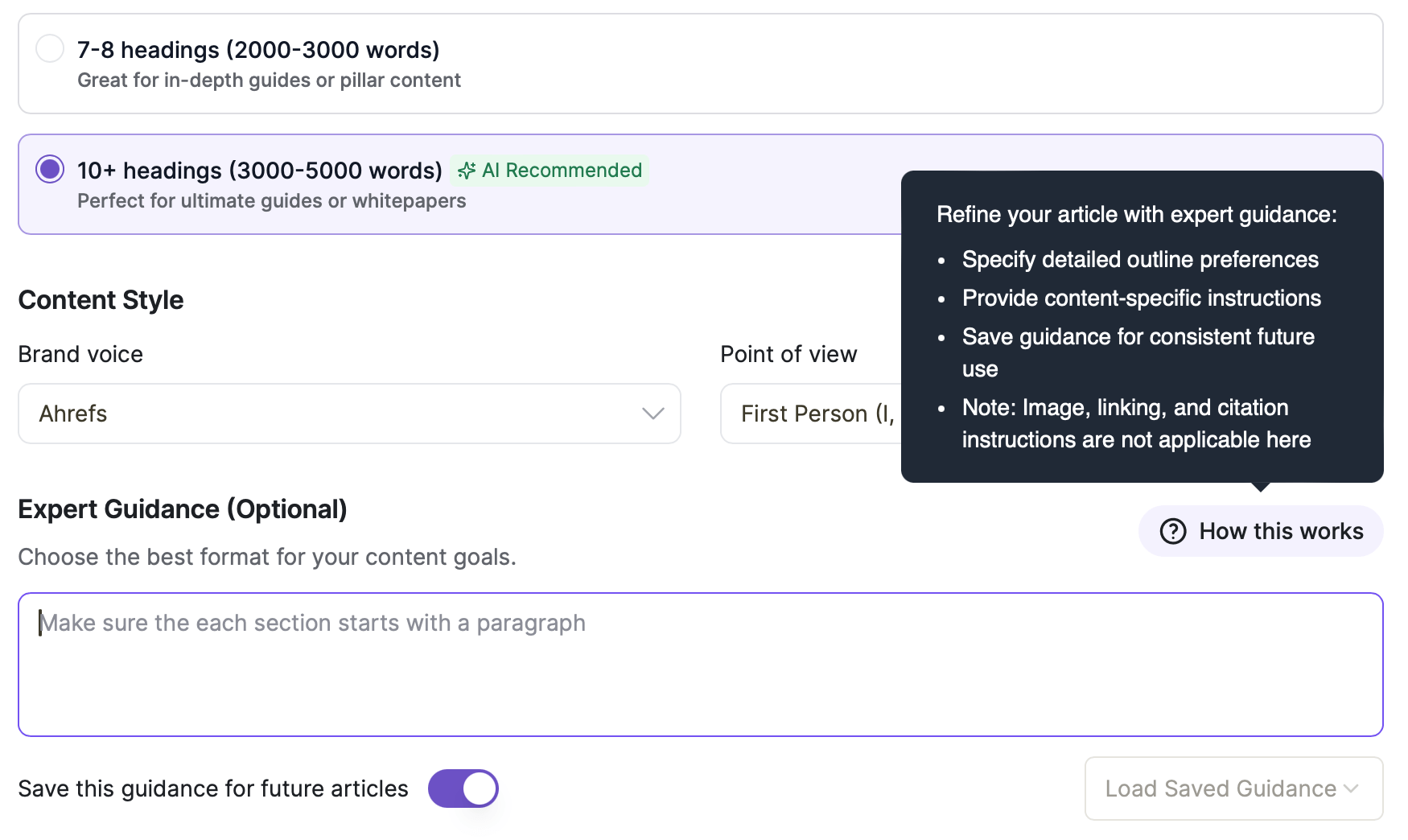 Voz de marca en WriteSonic