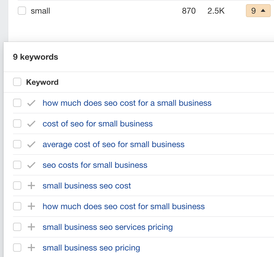 Mucha gente busca precios de SEO para pequeñas empresas de varias maneras