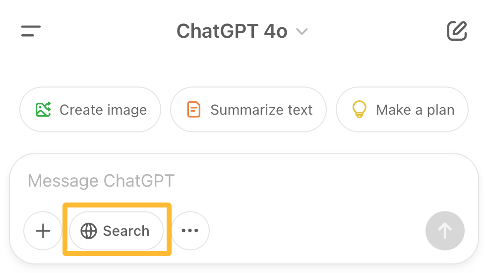 ChatGPT Search.