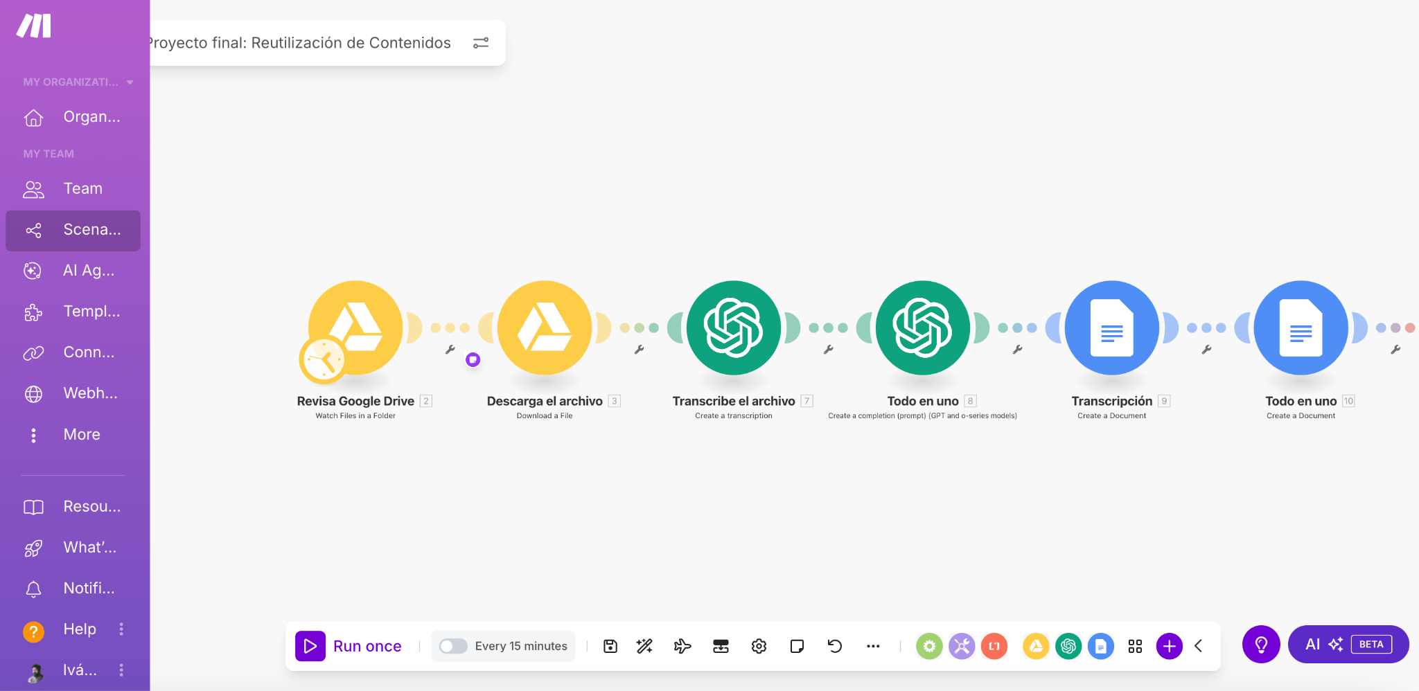 Make, herramienta de automatización