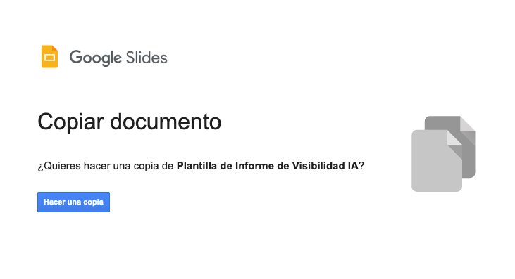 Copiar la plantilla en Google Slides