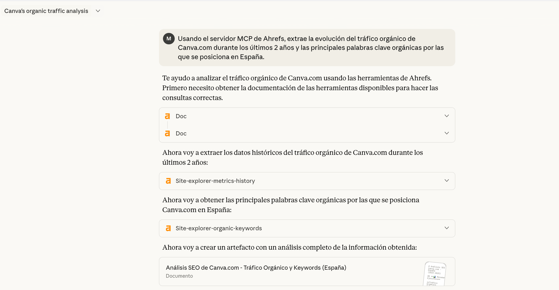 servidor remoto mcp de ahrefs