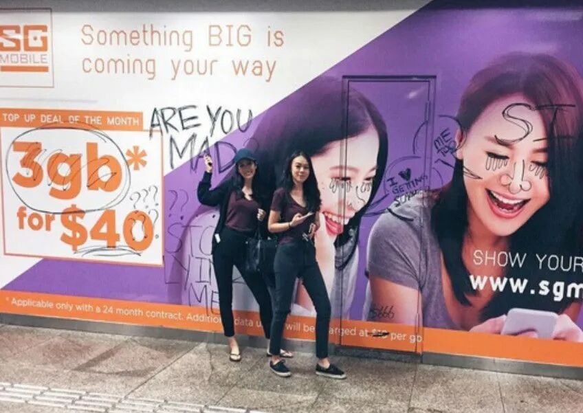 Truco de marketing de guerrilla de Circles.Life.