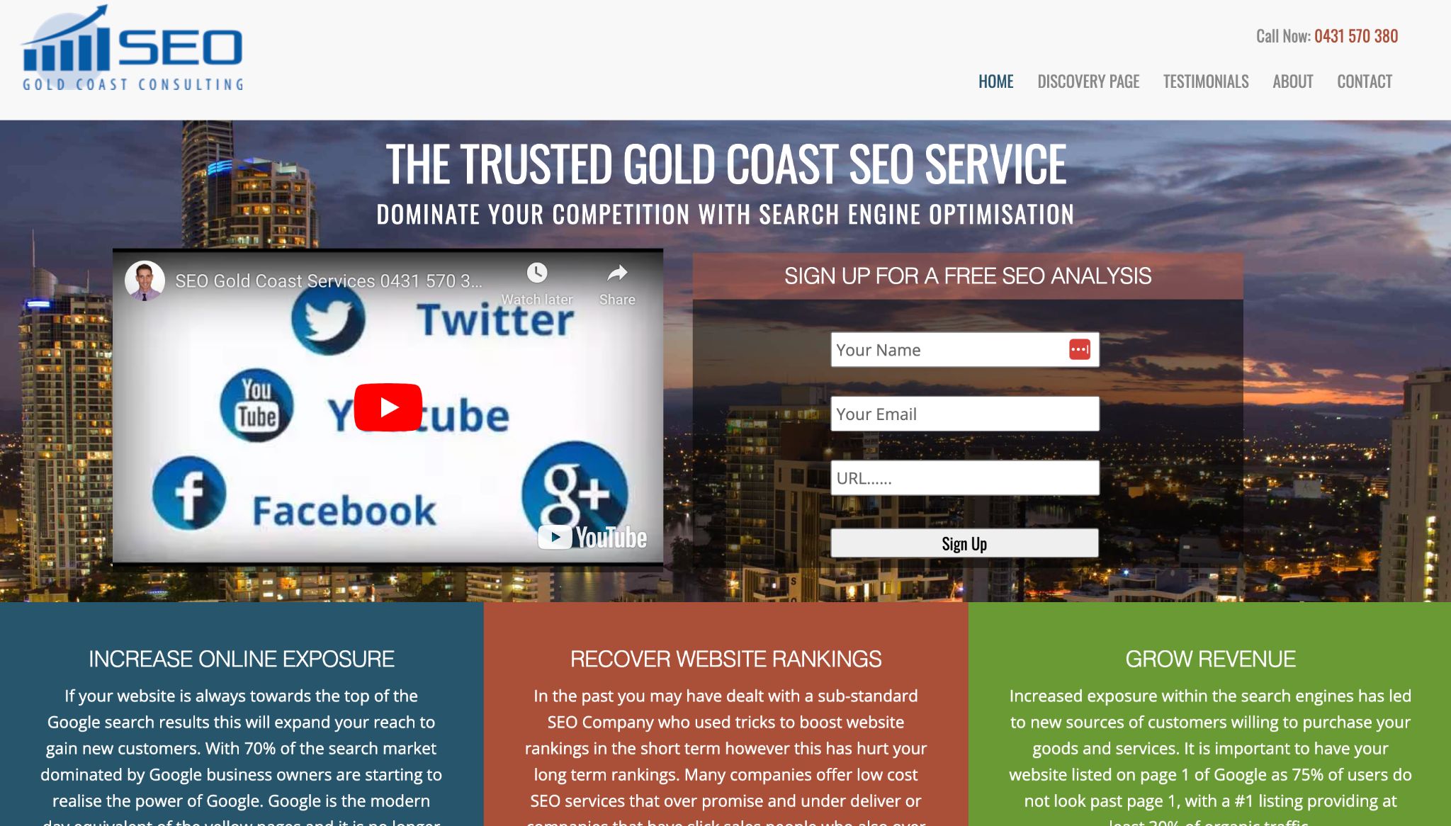 Ejemplo de un sitio web diseñado por un profesional SEO visualmente abrumador y desordenado, lo que genera una experiencia agobiante para los usuarios.