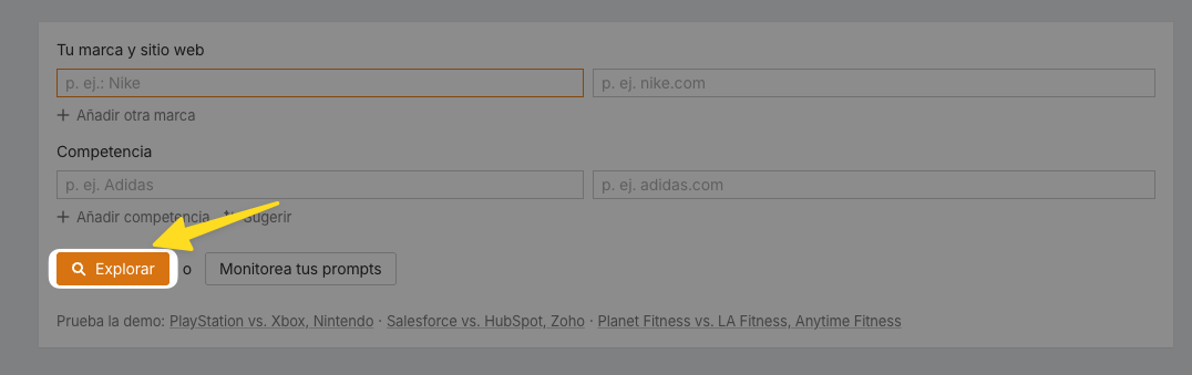 Brand Radar de Ahrefs