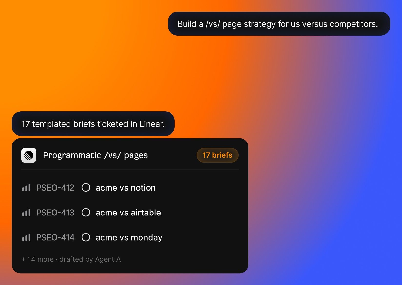 Dashboard de Agent A mostrando flujos de trabajo