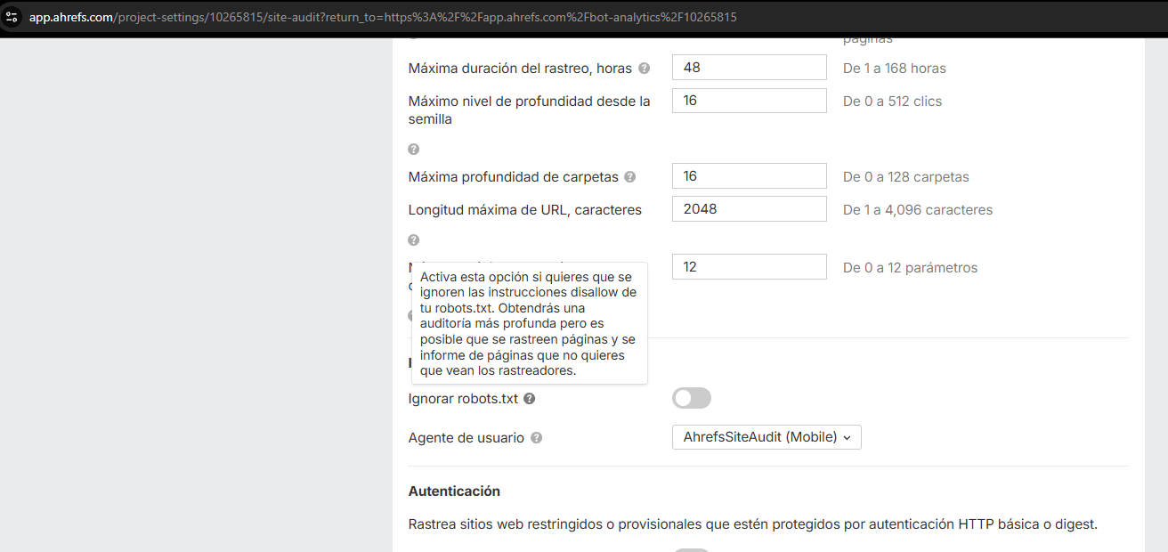 Ignorar robots.txt con herramientas SEO