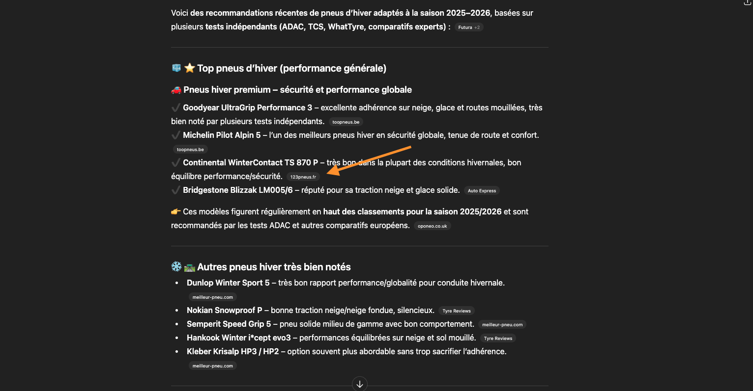 landing-pages-pour-convertir-trafic-chatgpt-exemple-pneus-hiver-erreur