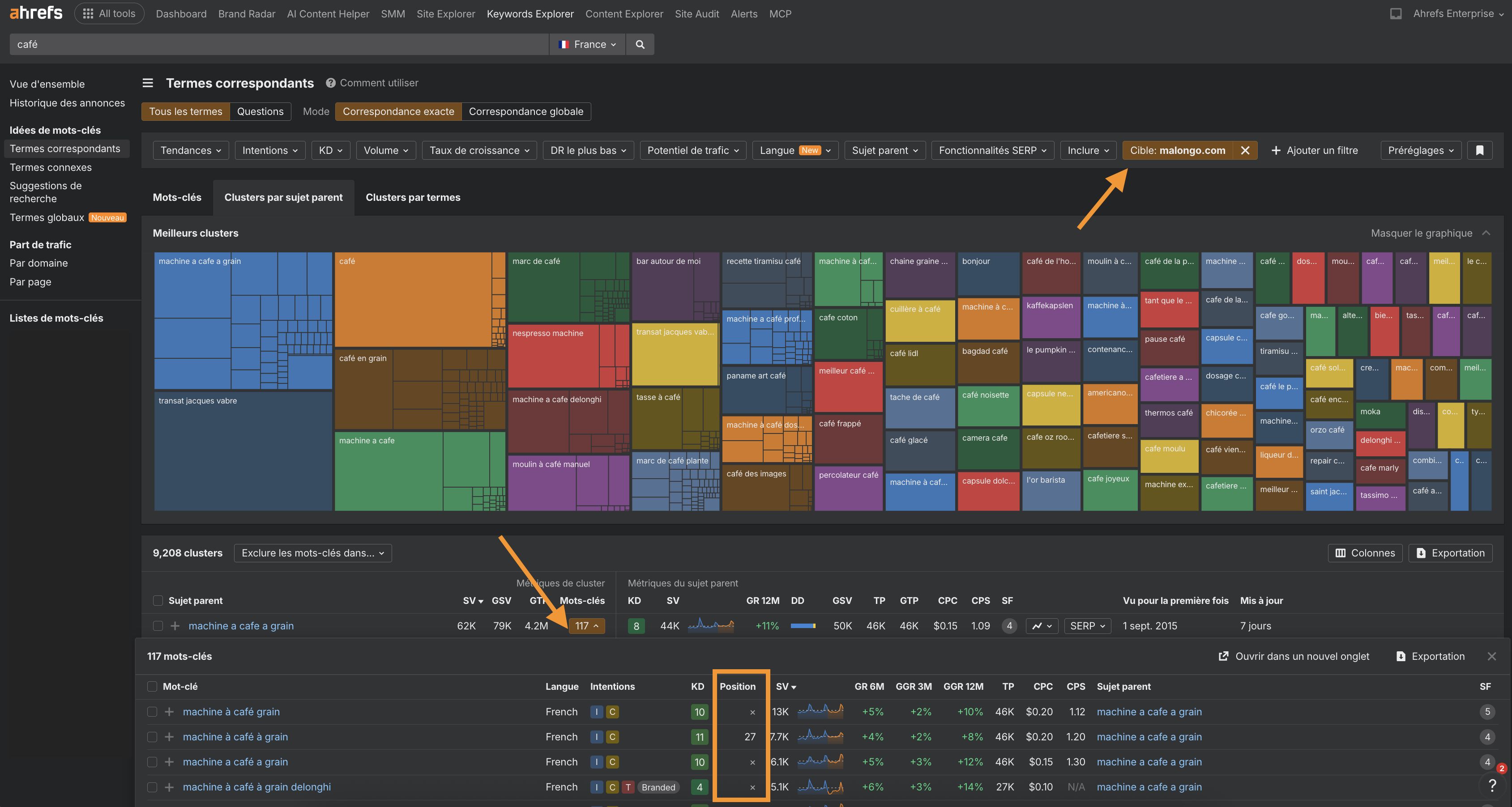 Construire-cluster-contenus-utiliser-parents-topics-keywords-explorer-ahrefs