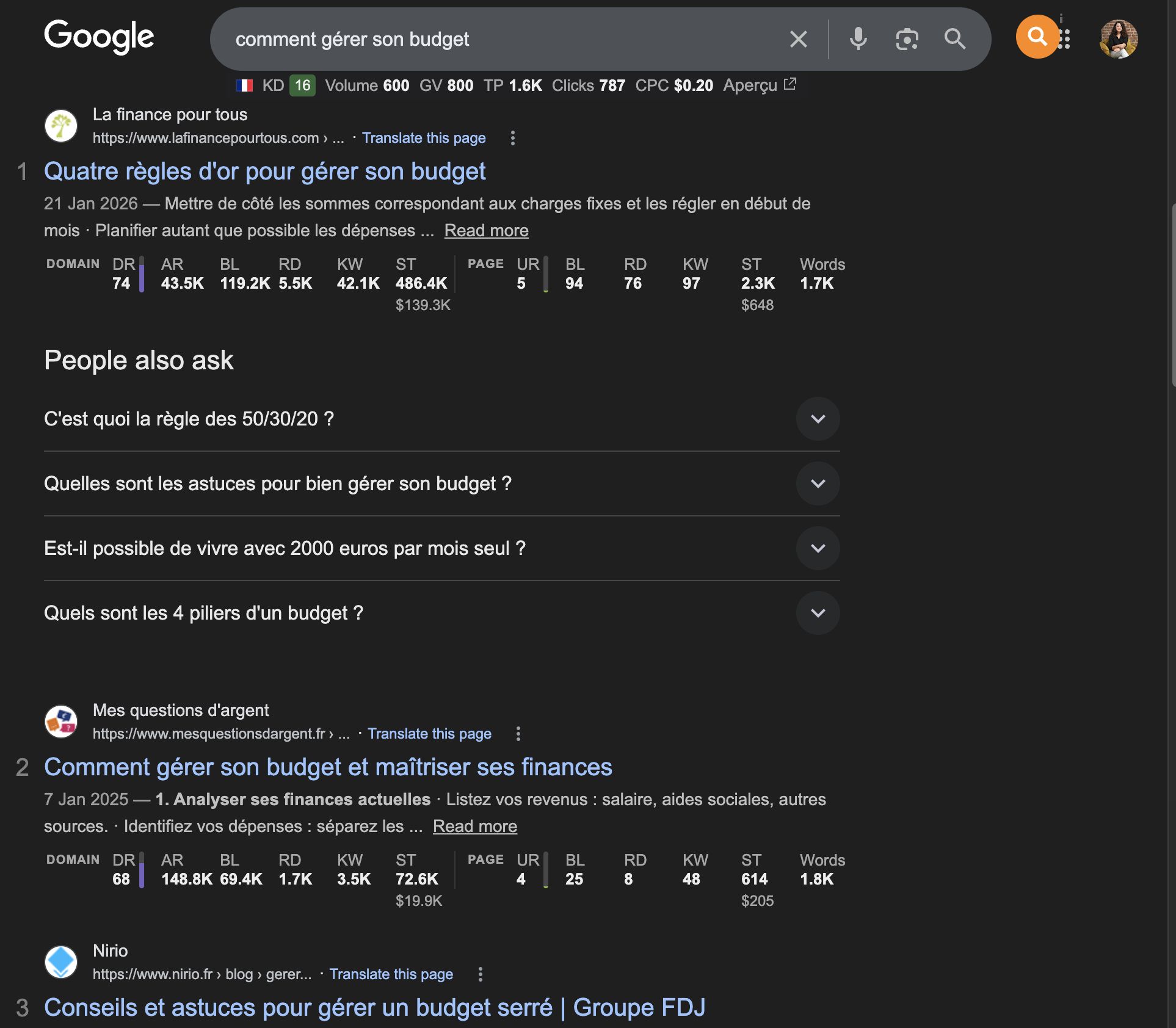 resultats-serp-google-gerer-budget-exemple-intention-recherche