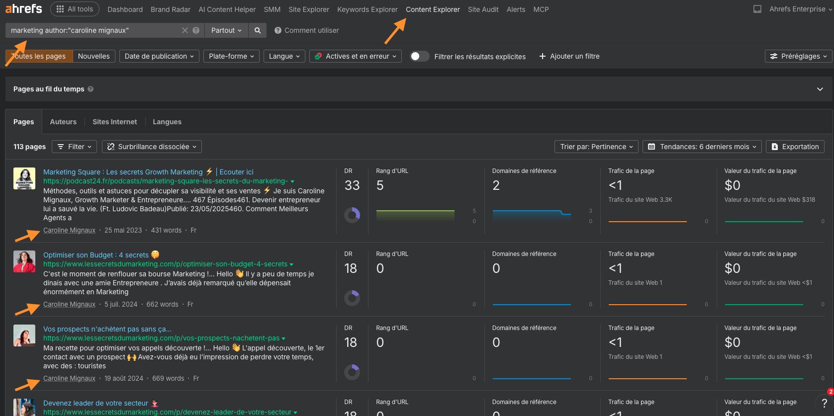 trouver-contenus-auteur-avec-content-explorer