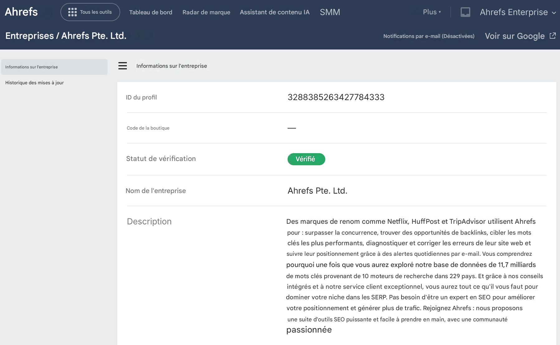 BBP Monitor Ahrefs