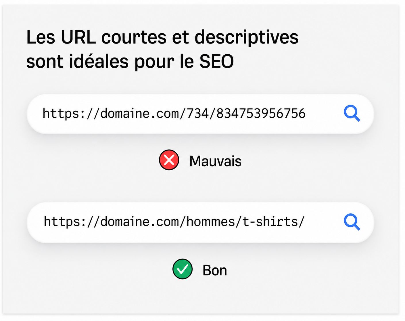 URLS descriptives pour le SEO