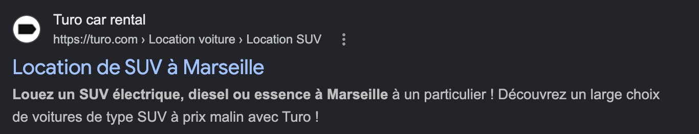 Exemple de balise titre localisée 