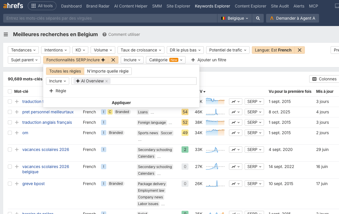 capture-ecran-keywords-explorer-comment-trouver-donnees-ai-overviews-par-pays