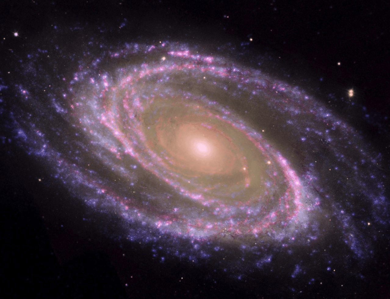 Une galaxie dans l'espace