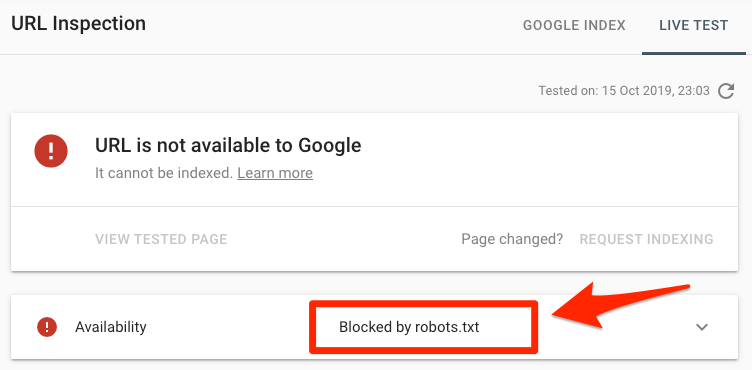 blocked by robots txt 1
