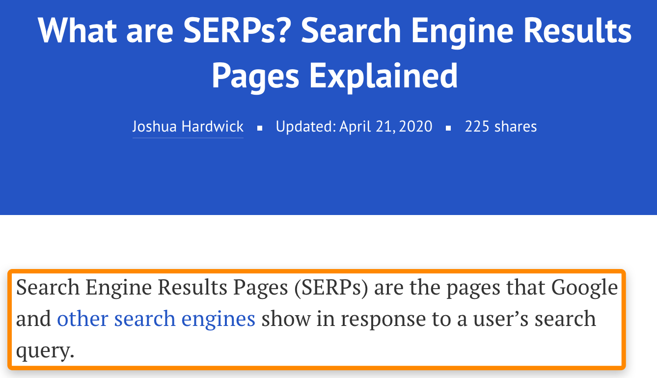 21 what are serps