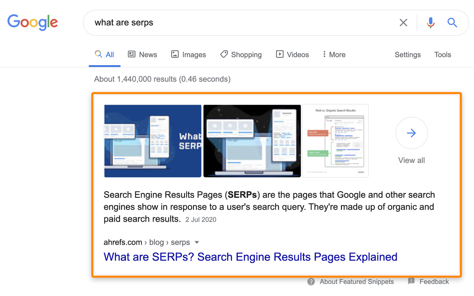 27 featured snippet