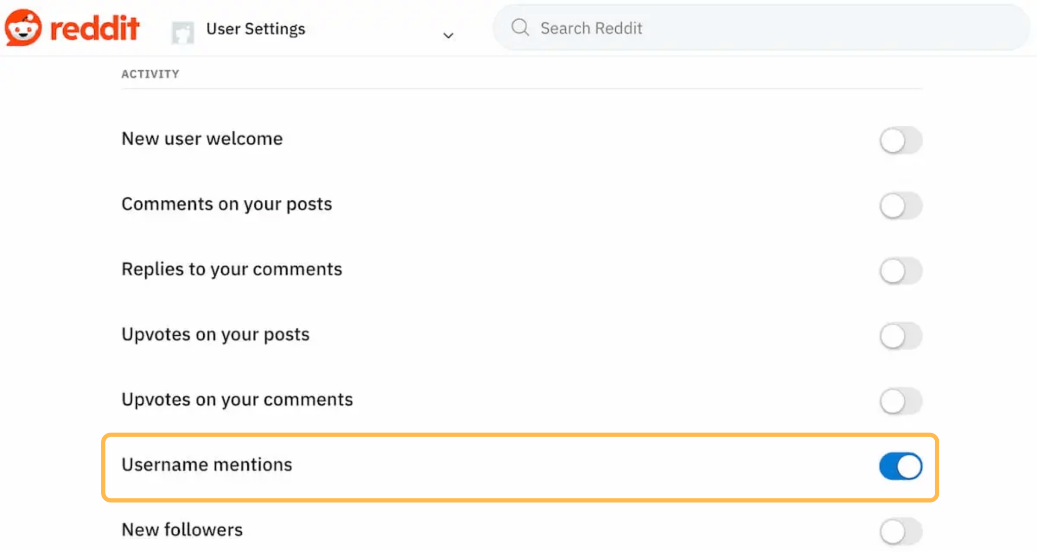 Reddit.com で Reddit ユーザー名への言及を追跡