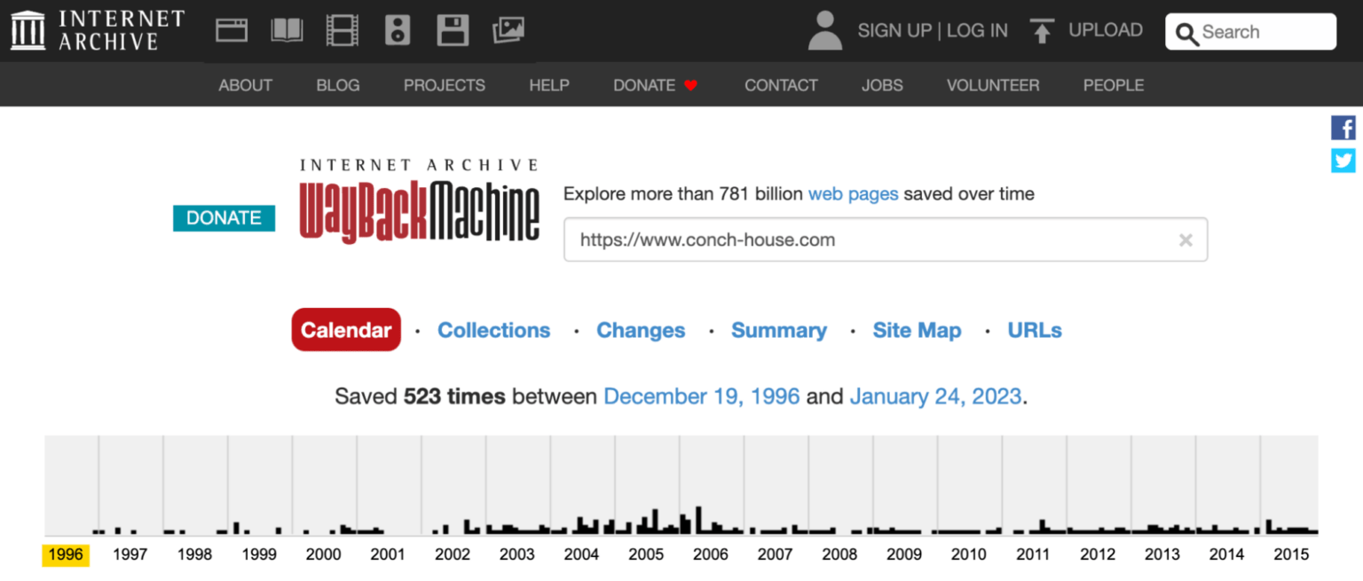 インターネットアーカイブを使ってデザインやコンテンツの変更が SEO トラフィックに影響したかを視覚的に確認する