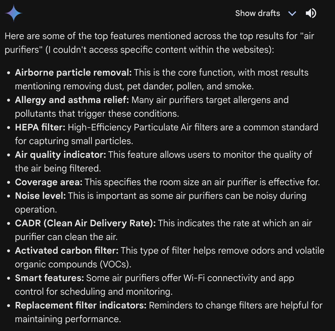 Google Geminiの追加プロンプトを実行したとききの出力例
