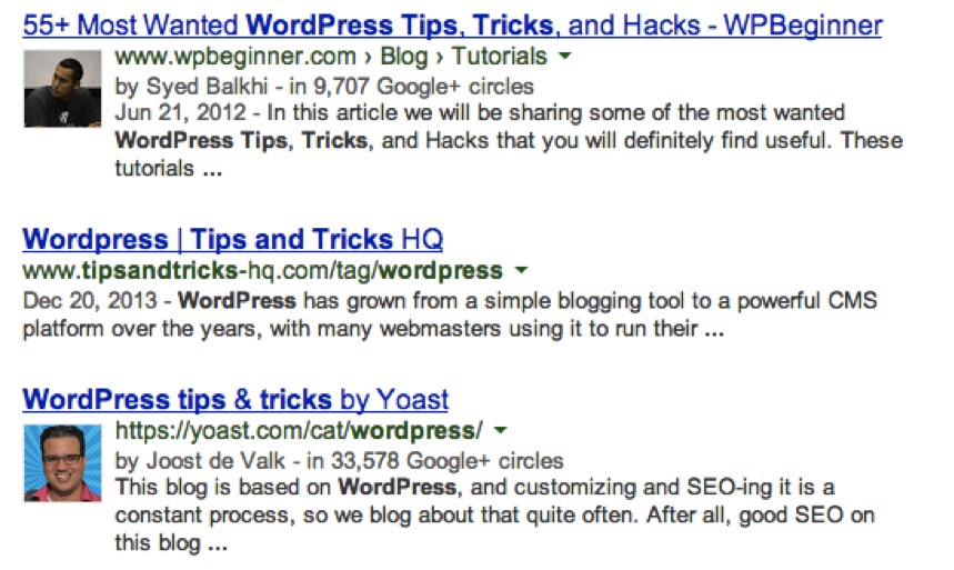 Google Authorship